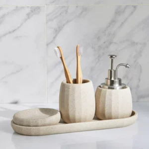 Home vimba 4 piece bathroom accessory set